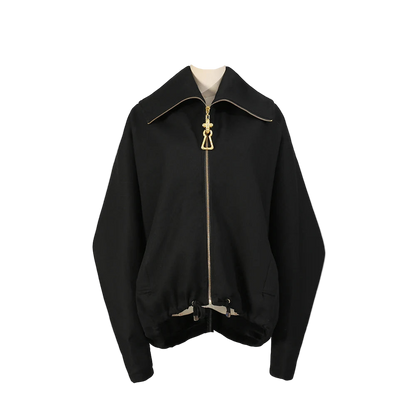 Spliced Zipper Basic Jacket