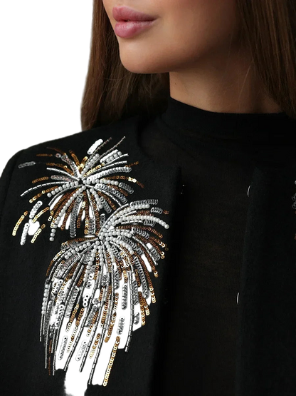 Embroidery velvet Cape