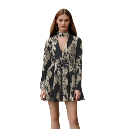 floral short dress