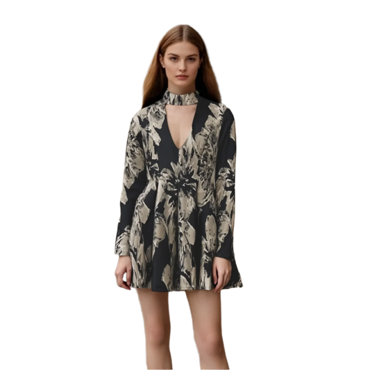 floral short dress