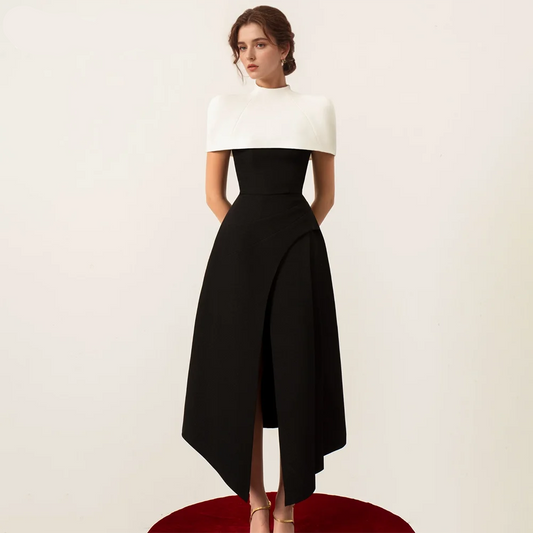 Detachable Sleeveless Elegant Dress