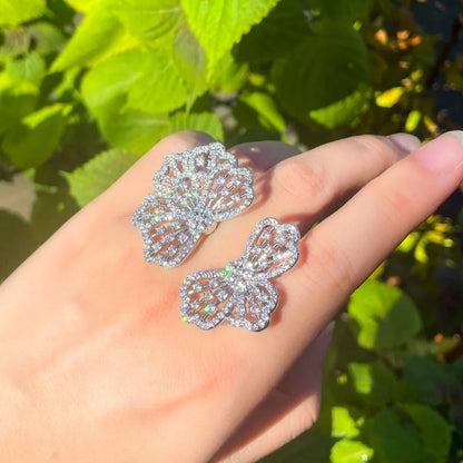 Zircon Flower Ring