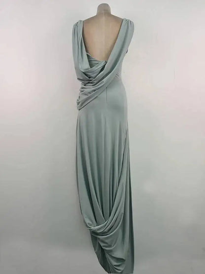 light blue simple dress