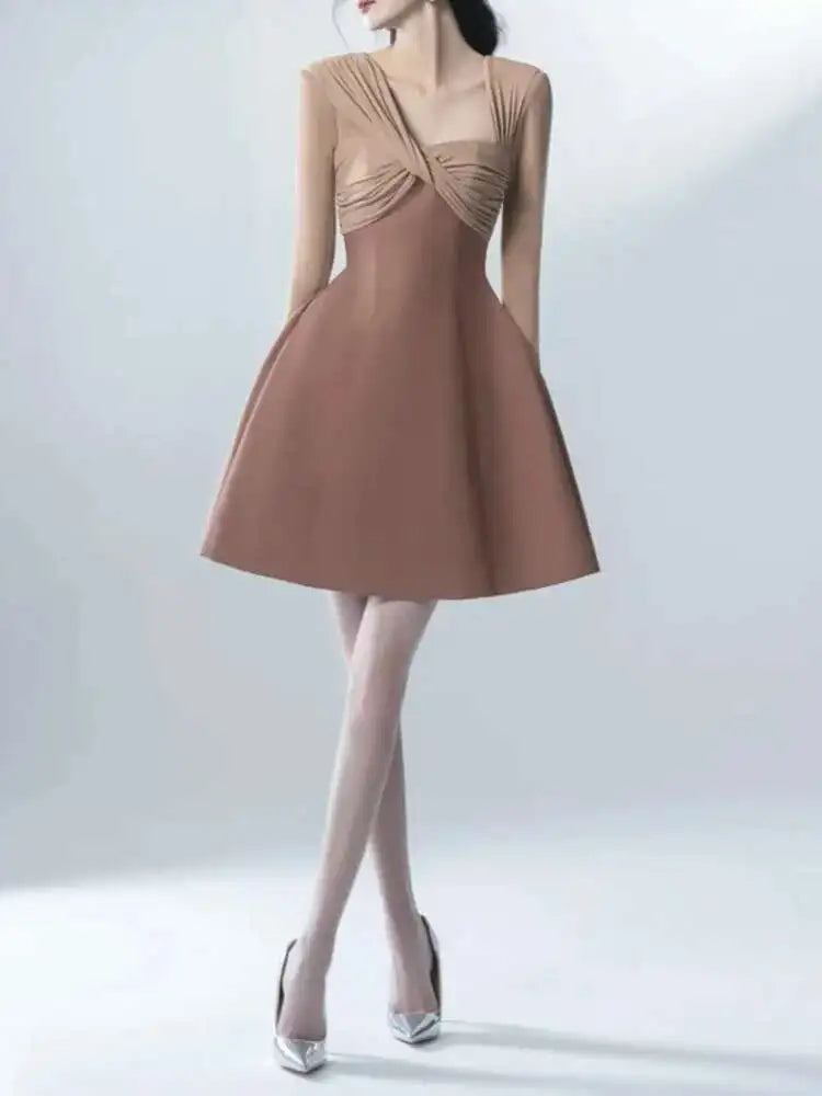 mocha muse dress
