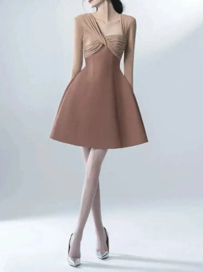 mocha muse dress