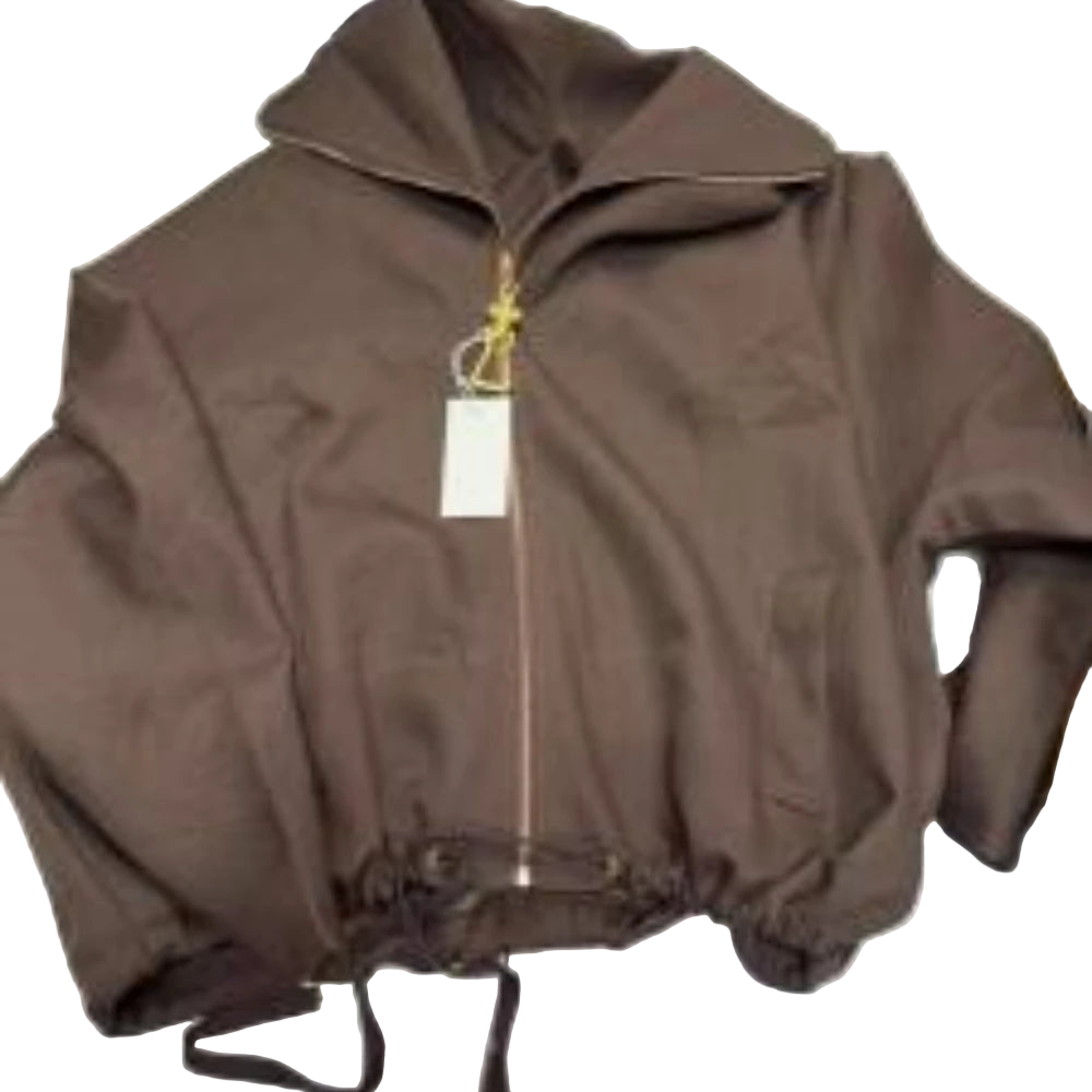 Spliced Zipper Basic Jacket