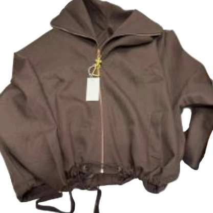 Spliced Zipper Basic Jacket