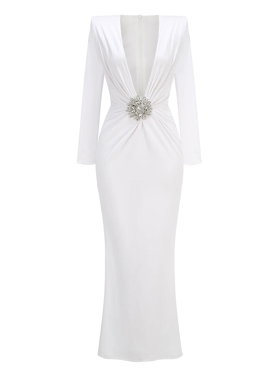 Long Sleeve Evening Dress