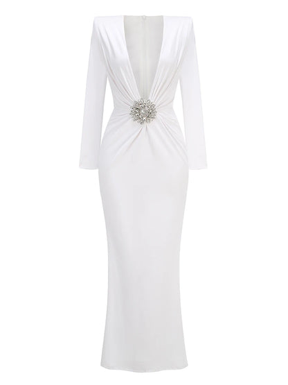 Long Sleeve Evening Dress