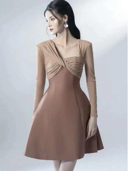 mocha muse dress