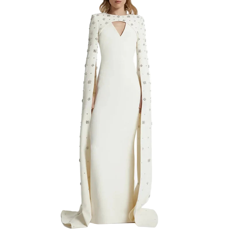 Off-white Evening Dress