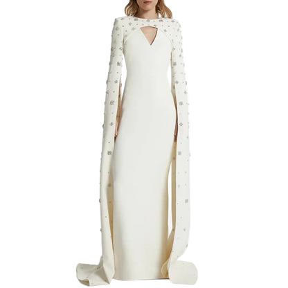 Off-white Evening Dress