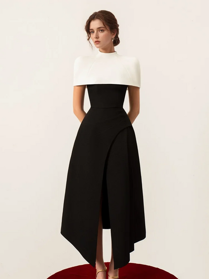 Elegant black and white Dress 2 peace