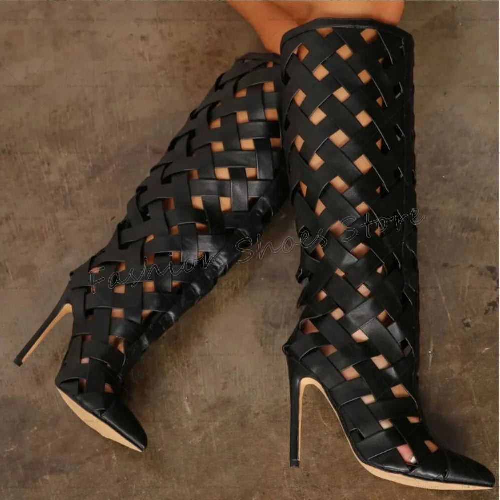 Cross Strap Boots